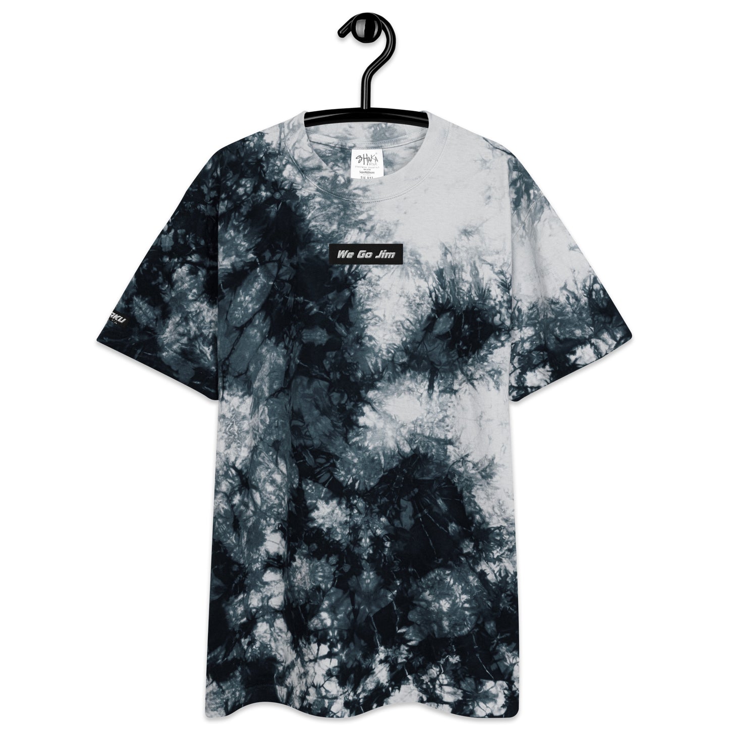 "We Go Jim" Oversized Tie-Dye T-Shirt