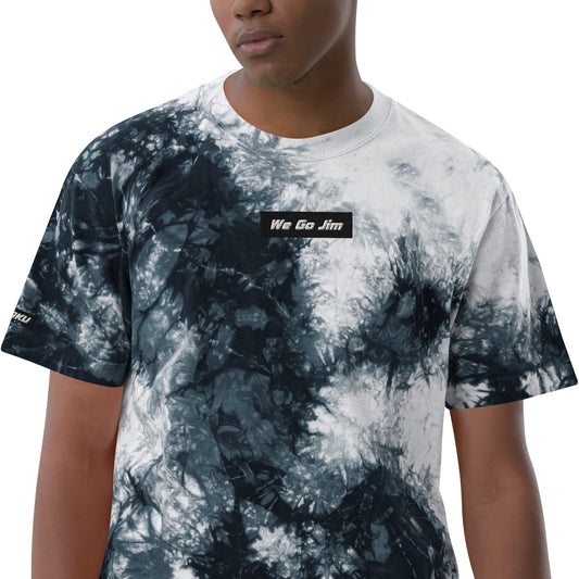 "We Go Jim" Oversized Tie-Dye T-Shirt